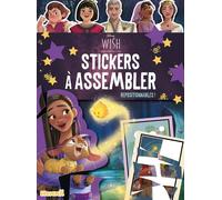 Disney Wish - Stickers à assembler - Repositionnables ! - Collectif - Hemma - broché - Document jeunesse