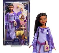Mattel Disney Coffret Aventure Asha Du Royaume De Rosas, Poupée Articulée Avec Vêtements Amovibles, Compagnons Animaux Et Accessoires Inclus,dès 3 Ans, Accessoires peuvent varier HPX25