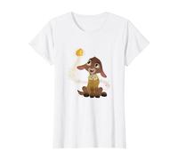 Disney Wish Valentino & Star Magical Wishing Duo Portrait T-Shirt, Femme, Blanc, S