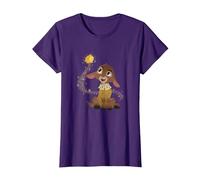 Disney Wish Valentino & Star Magical Wishing Duo Portrait T-Shirt, Femme, Violet, XXL