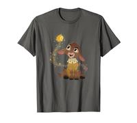 Disney Wish Valentino & Star Magical Wishing Duo Portrait T-Shirt, Homme, Asphalte, S
