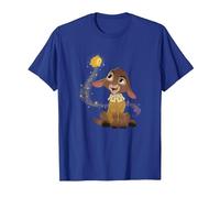 Disney Wish Valentino & Star Magical Wishing Duo Portrait T-Shirt, Homme, Bleu Royal, S