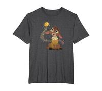 Disney Wish Valentino & Star Magical Wishing Duo Portrait T-Shirt, Homme Grandes tailles, Chiné Foncé, 3X Tall