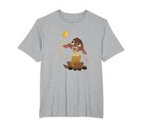 Disney Wish Valentino & Star Magical Wishing Duo Portrait T-Shirt, Homme Grandes tailles, Gris Chiné, 6X Tall