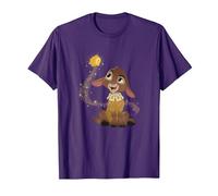 Disney Wish Valentino & Star Magical Wishing Duo Portrait T-Shirt, Homme, Violet, S