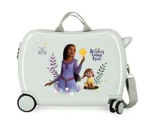 Disney Wishes Come True Valise Enfant Rose 50x38x20 cm Rigide ABS Fermeture à Combinaison latérale 34L 1,8 kgs 2 Roues Bagages Main, Rose, Talla única, Valise pour Enfant