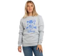 Disney Women's Crew Sweatshirt Gris 8 (S) Female