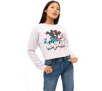 Disney Women's Crew Sweatshirt Violet 10 (M) Female
