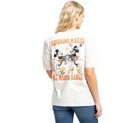 Disney Women's Regular Fit T-Shirt Blanc 14 (XL) Female