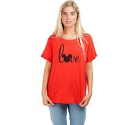 Disney Women's Regular Fit T-Shirt Rouge 12 (L) Female