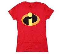 Disney Women's The Incredibles Logo Graphic T-Shirt, Red, 2XL