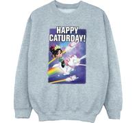 Disney - "Wreck It Ralph Happy Caturday" Sweat-shirt pour filles BI42114 (128) (Gris)