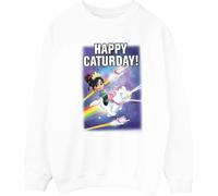 Disney - "Wreck It Ralph Happy Caturday" Sweat-shirt pour garçon BI40448 (140-146) (Blanc)