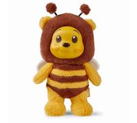 Disney YUYUS Peluche Winnie l'ourson Abeille - Figurine de Collection avec Visage en Vinyle - Peluche Disney Douce dans Une boîte Tactile - Peluche Stitch pour Enfants et Fans 28 cm