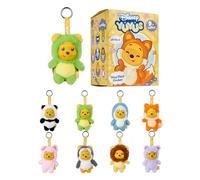 Disney YuYus Winnie l'ourson Wave 2 - Breloques en Vinyle de Style Sac à Breloques - 9 Motifs d'animaux de boîte Aveugle comme Panda ou Lion - Mousqueton - Figurine de Collection aléatoire - Environ
