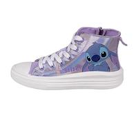 Disney Zapatillas de Stitch Sneaker, Morado, 33 EU