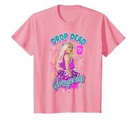Disney Zombies Addison Drop Dead Gorgeous Poster T-Shirt, Enfant, Rose, 10 ans
