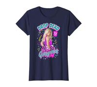 Disney Zombies Addison Drop Dead Gorgeous Poster T-Shirt, Femme, Bleu Marine, L