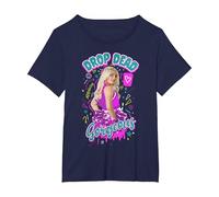 Disney Zombies Addison Drop Dead Gorgeous Poster T-Shirt, Femme Grandes tailles, Bleu Marine, 5X