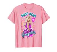 Disney Zombies Addison Drop Dead Gorgeous Poster T-Shirt, Homme, Rose, M