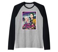 Disney ZOMBIES Zed & Addison "Be My ZomBAE" Pop Art Style Manche Raglan