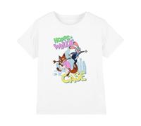 Disney Zootopia 2 Hopps and Wilde on The Case T-Shirt Enfant, Blanc, 5-6 A