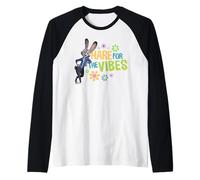 Disney Zootopia 2 Judy Hopps "Hare for the Vibes" Funny Manche Raglan