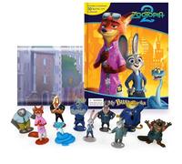 Disney Zootopia 2 My Busy Books - Storybook, 10 figurines, playmat