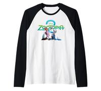 Disney Zootopia 2 Poster Art with Nick Judy Gary & Logo Manche Raglan