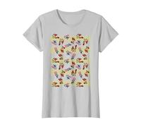 Disney Zootopia Hopps Nick Toss Up T-Shirt, Femme, Argent, 3XL