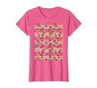 Disney Zootopia Hopps Nick Toss Up T-Shirt, Femme, Rose Chiné, L