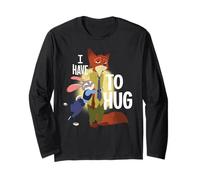 Disney Zootopia Judy Hopps and Nick Wilde "I Have to Hug" Manche Longue