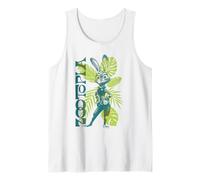 Disney Zootopia Judy Hopps Summer Vibes Distressed Portrait Débardeur