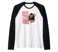 Disney Zootopia Mr. Big Kiss The Ring Funny Quote Manche Raglan
