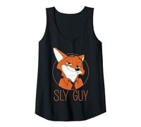 Disney Zootopia Nick Wilde Sly Guy Fox Débardeur, Femme, Noir, S