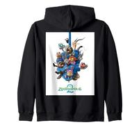 Disney Zootropolis 2 Gary Snake Tangle Official Poster Art Sweat à Capuche
