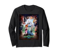 Disney Zootropolis 2 Nick Judy & Gary Surrounded Poster Art Manche Longue, Unisexe pour adultes, Noir, M