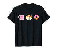 Disney Zootropolis Officer Clawhauser Coffee & Donut Emoji T-Shirt