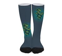 DISNIMOO Cobra Snake Chaussettes de sport chaudes assorties pour adolescents et adultes, Comme indiqué sur la photo, Taille unique