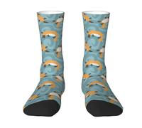 DISNIMOO Platypus Chaussettes de compression mignonnes Chaussettes de sport décontractées pour adulte, Comme indiqué sur la photo, Taille unique