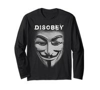 Disobey Hacker Mask Picture from Words Freedom Over Fear Manche Longue