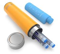 DISONCARE 60H Pochette Isotherme Medicaments Insuline Voyage 4 Stylo Biogel Sac Isotherme Medicament Transport Trousse Isotherme Boite medicaments avec 2 Glacieres(Jaune)