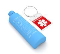 DISONCARE Biogel Ice Pack avec étiquette médicale QR de remplacement pour Pochette Isotherme Insuline voyage B001/B004 pour médicaments approuvé TSA (Petit)