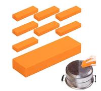 Dispariteur de Rayures pour INOX,Nettoyant et Polisseur pour Acier Inoxydable - Lot de 8 Gommes à Taches Réutilisables en Caoutchouc pour Métaux Casseroles Cuisine Évier Four Cuisinière Grille