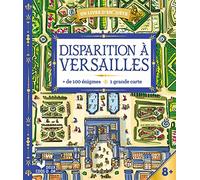 Disparition à Versailles - livre avec carte