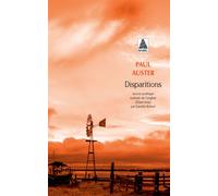 Disparitions - Paul Auster - Actes sud - broché - Poésie