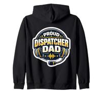 Dispatcher Dad 911 First Responder Fier de la fête des Pères Sweat à Capuche