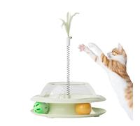 Dispensateur Cat Treat - 11.1x7.91x7.91 pouces Interactive Cats Toy pour l'alimentation enrichissant, le soulagement de l'ennui avec des caractéristiques de jeu engageantes, le distributeur alimentair