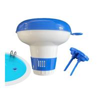 Dispensateur Chlore Flottant, Flotteur Chlore Piscine, Bain Baignoire Bobine Chlores Comprimés avec Anneau Traction, Comprimés Chlores Flottants Distributeur, pour Piscines Bain Remous Spa
