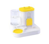 Dispensateur D'alimentation Et D'eau Pour Chats, Conception Hygiénique, Mangeoire Pour Animaux De Compagnie De Grande Capacité 2 En 1, Distributeur Alimentaire Et Distributeur D'eau, Facile À Nettoyer